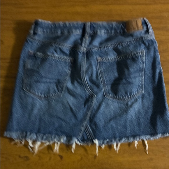American Eagle Outfitters Distressed Denim Mini Skirt - Picture 3 of 5